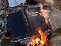 Bible brûlée