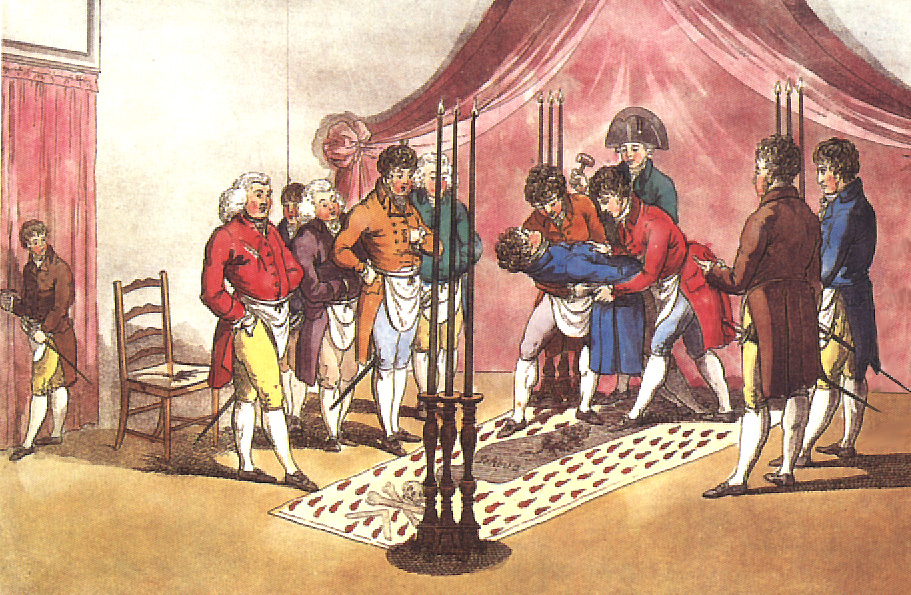 Reconstitution maçonnique : élévation d’Hiram