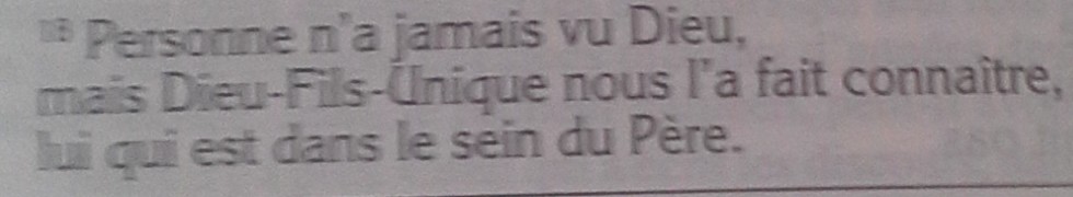 BibleDesPeuples Jean 1:18 closer