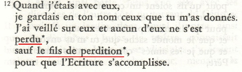 Jerusalem 1956 Tome 3 Jean 17:12 closer
