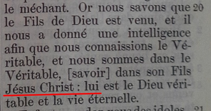 Darby 1 Jean 5:20 (détail)