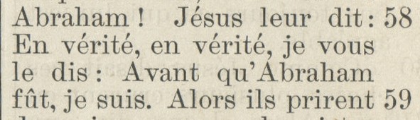 NT Ostervald non date Jean 8:58 closer