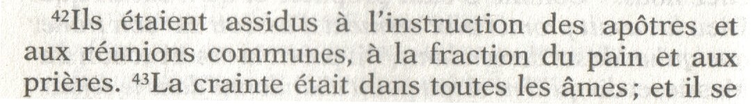 Nouveau Testament Oltramare – Actes 2:42 détail